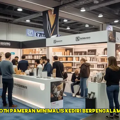 booth pameran minimalis kediri berpengalaman